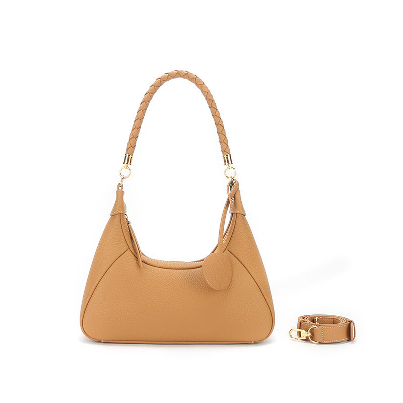 The Mariam - Woven Genuine Leather Crossbody