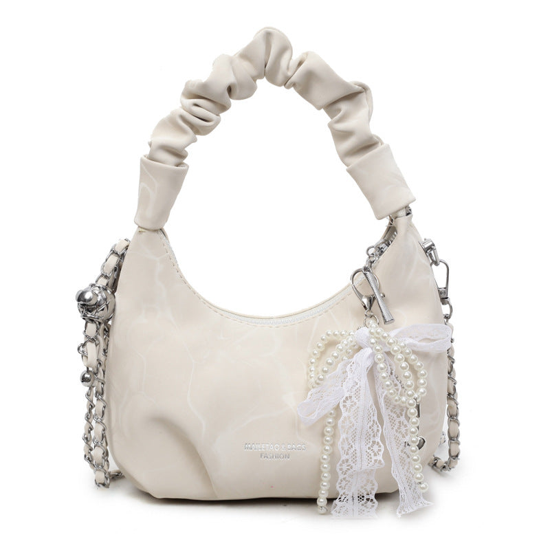 The Jouri - Pleated Chain Crossbody