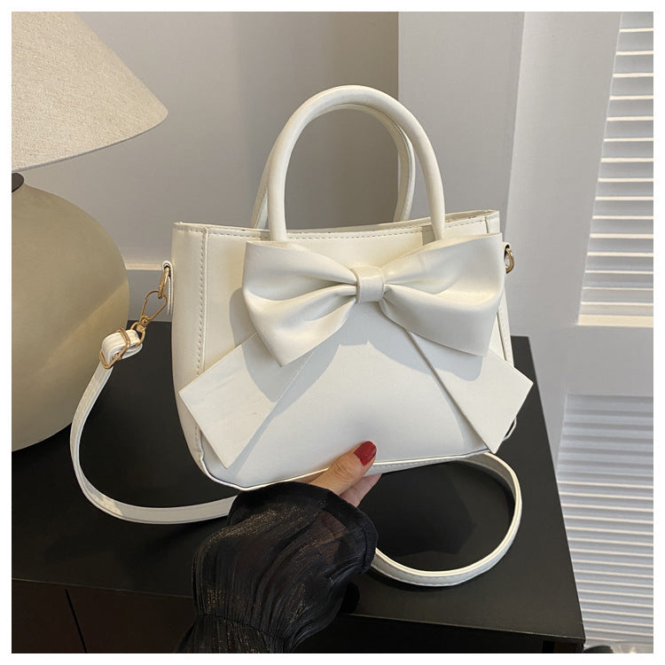 The Ola - Bow-Trim Small Square Bag