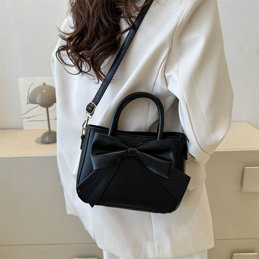 The Ola - Bow-Trim Small Square Bag