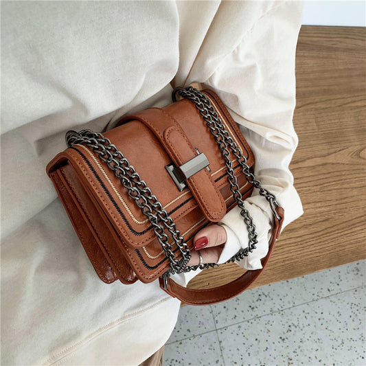 The Safa - Chain Flap Shoulder Bag