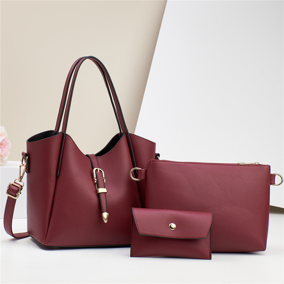 The Rania - Three-Piece Tote Set