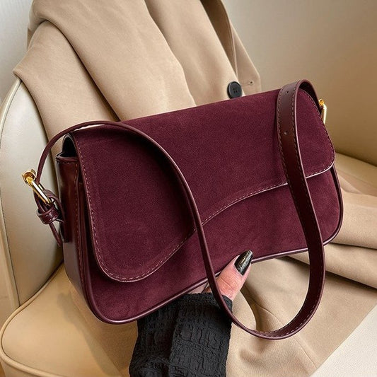 The Yasmin - Matte Structured Shoulder Bag