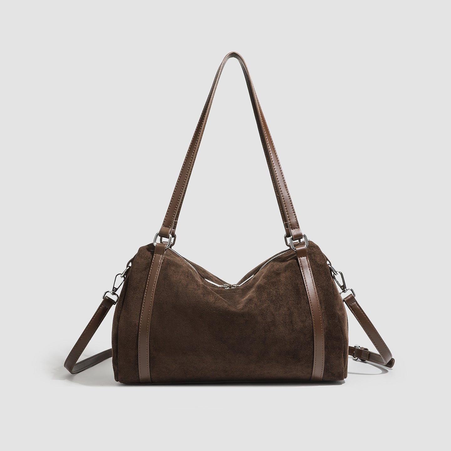 The Wafa - Suede Large-Capacity Crossbody Tote