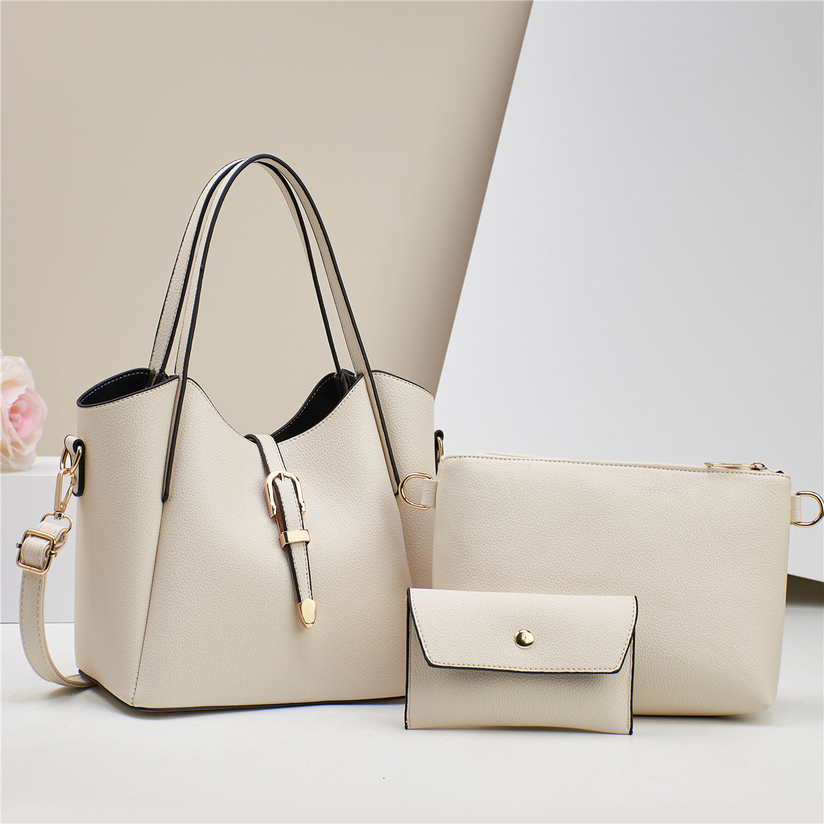 The Rania - Three-Piece Tote Set