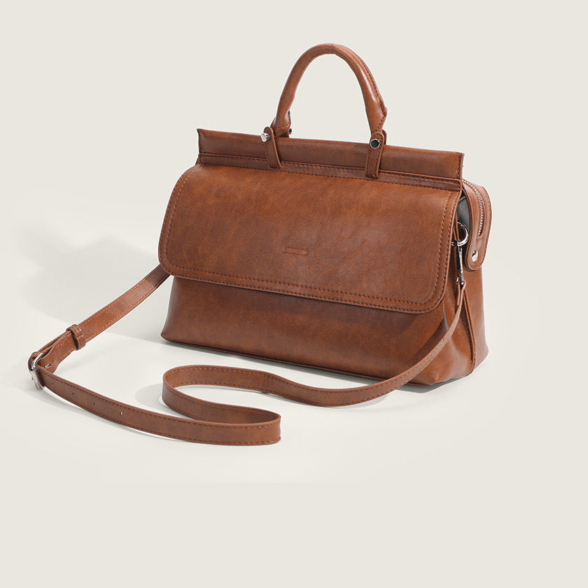 The Mira - Textured Convertible Shoulder Tote
