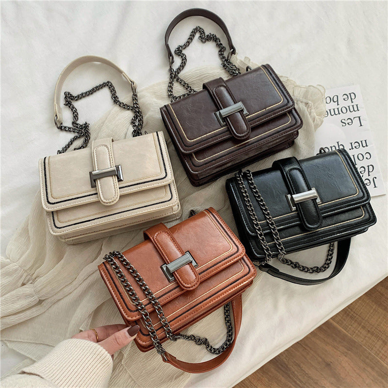 The Safa - Chain Flap Shoulder Bag