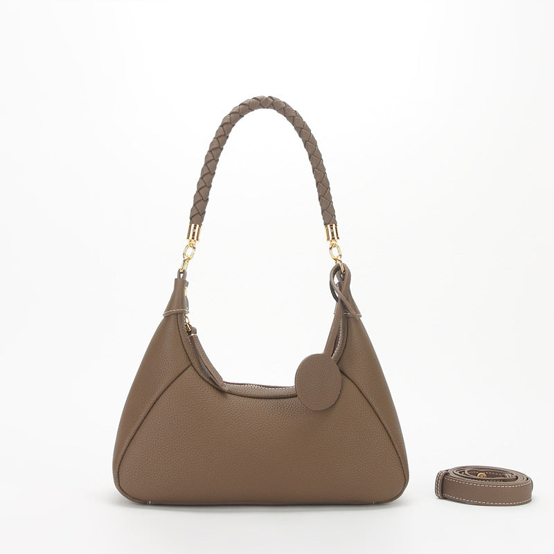The Mariam - Woven Genuine Leather Crossbody