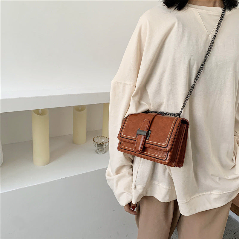The Safa - Chain Flap Shoulder Bag