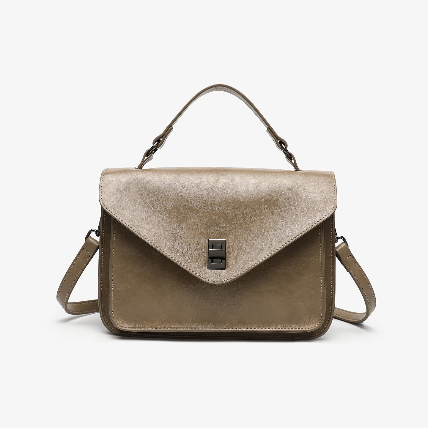 The Salma - Oil-Wax Leather Vintage Shoulder Bag