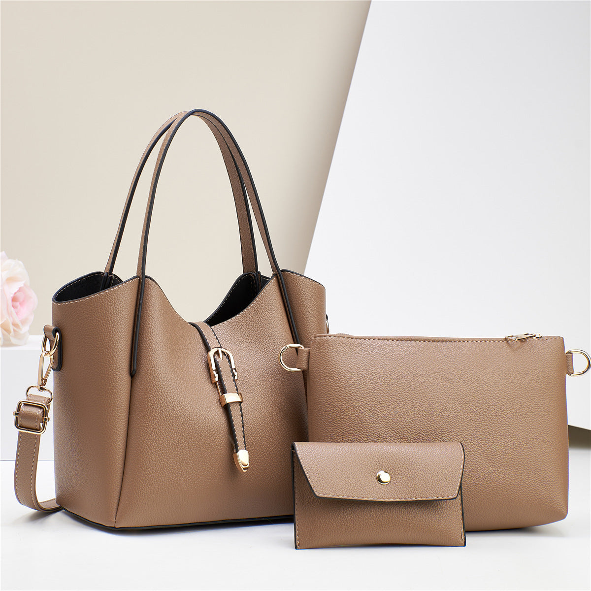 The Rania - Three-Piece Tote Set