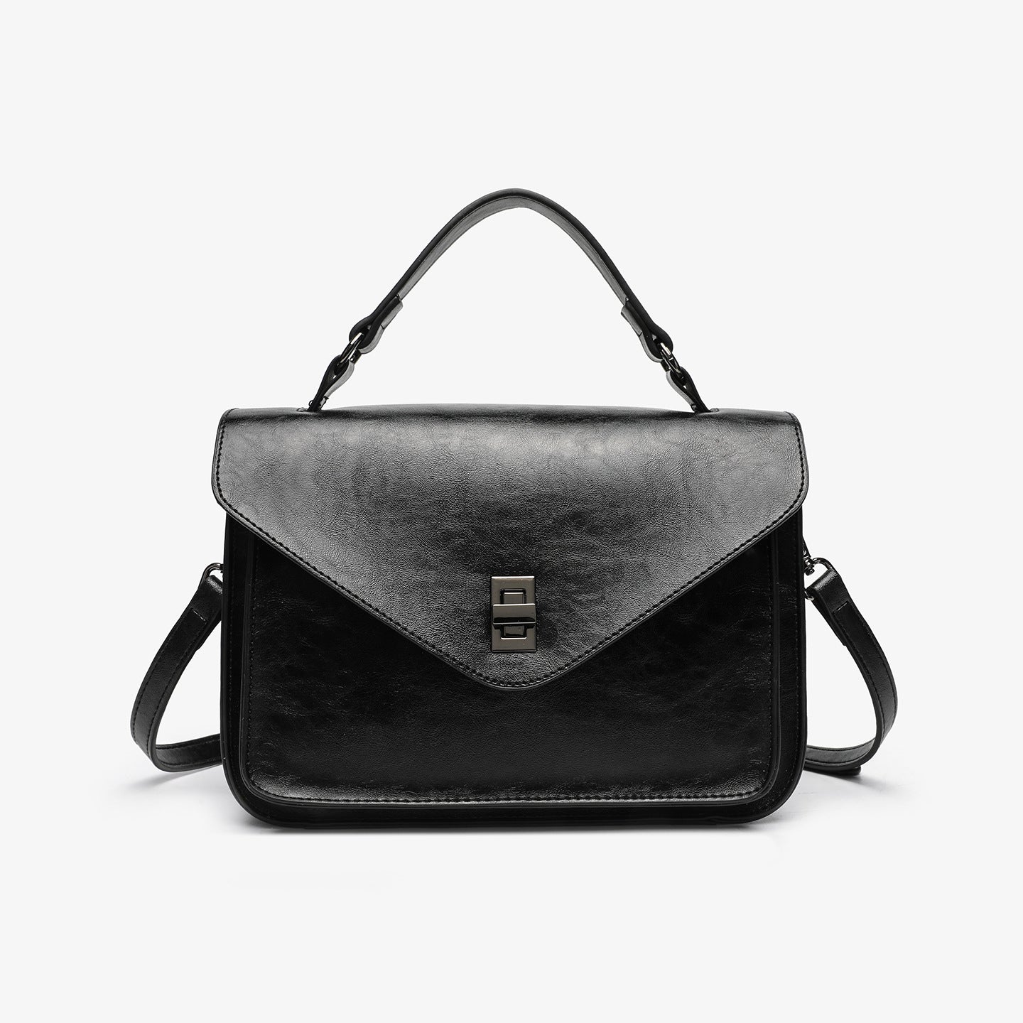 The Salma - Oil-Wax Leather Vintage Shoulder Bag