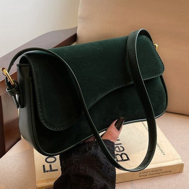 The Yasmin - Matte Structured Shoulder Bag