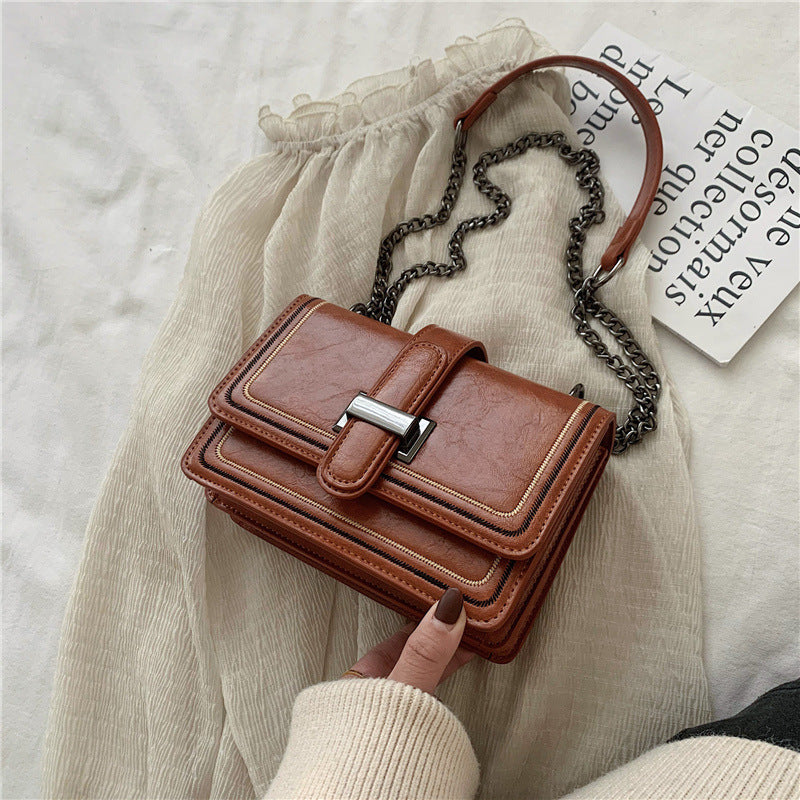 The Safa - Chain Flap Shoulder Bag