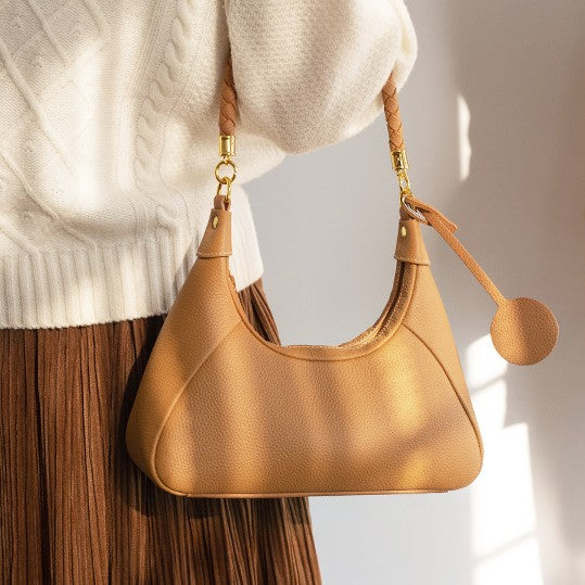 The Mariam - Woven Genuine Leather Crossbody
