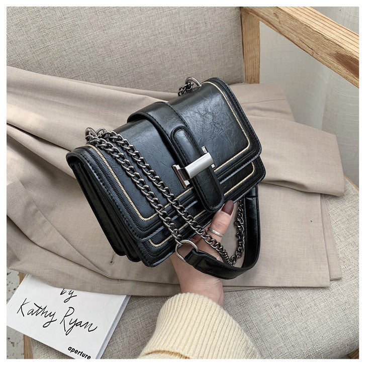 The Safa - Chain Flap Shoulder Bag