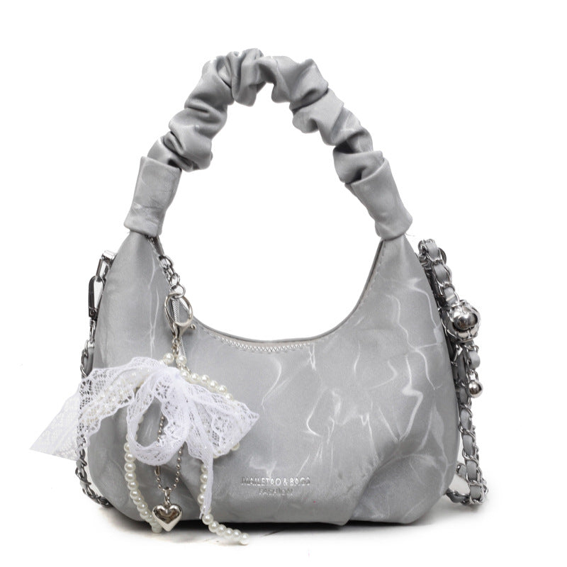 The Jouri - Pleated Chain Crossbody