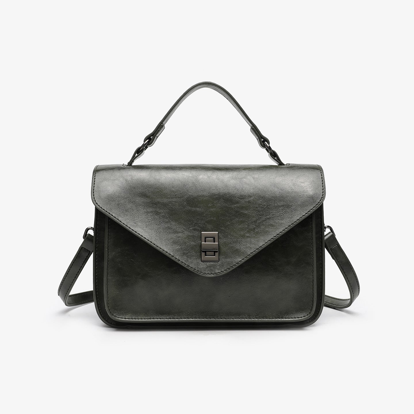 The Salma - Oil-Wax Leather Vintage Shoulder Bag