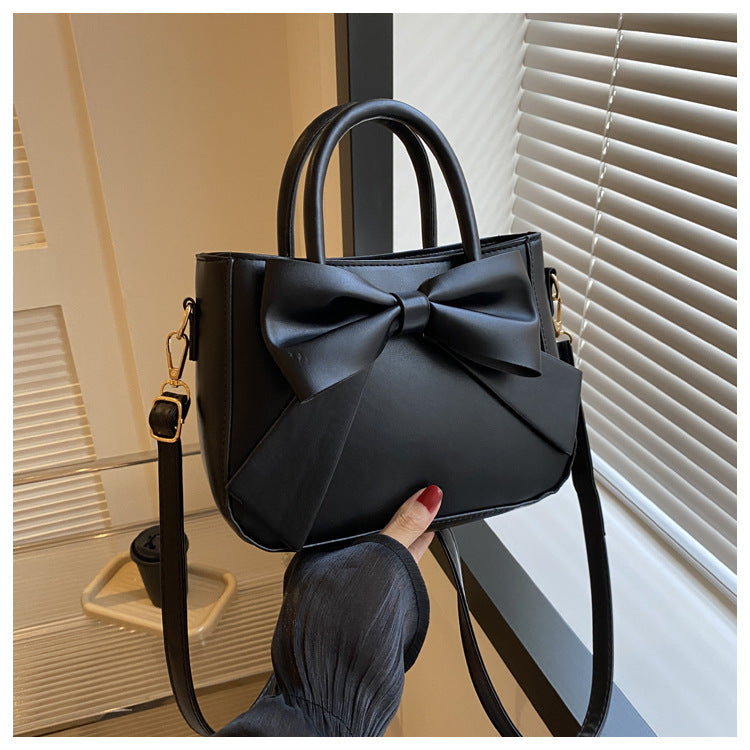The Ola - Bow-Trim Small Square Bag