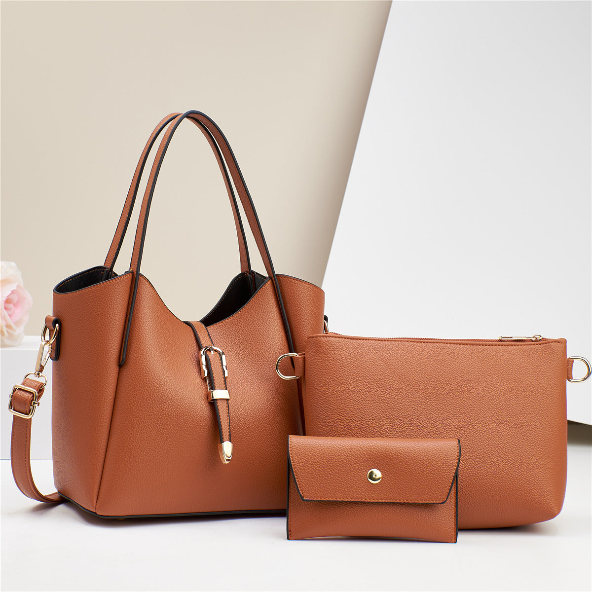 The Rania - Three-Piece Tote Set