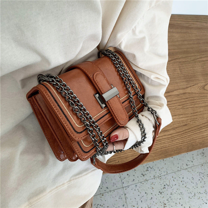 The Safa - Chain Flap Shoulder Bag