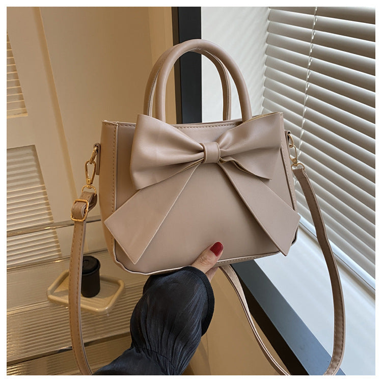 The Ola - Bow-Trim Small Square Bag