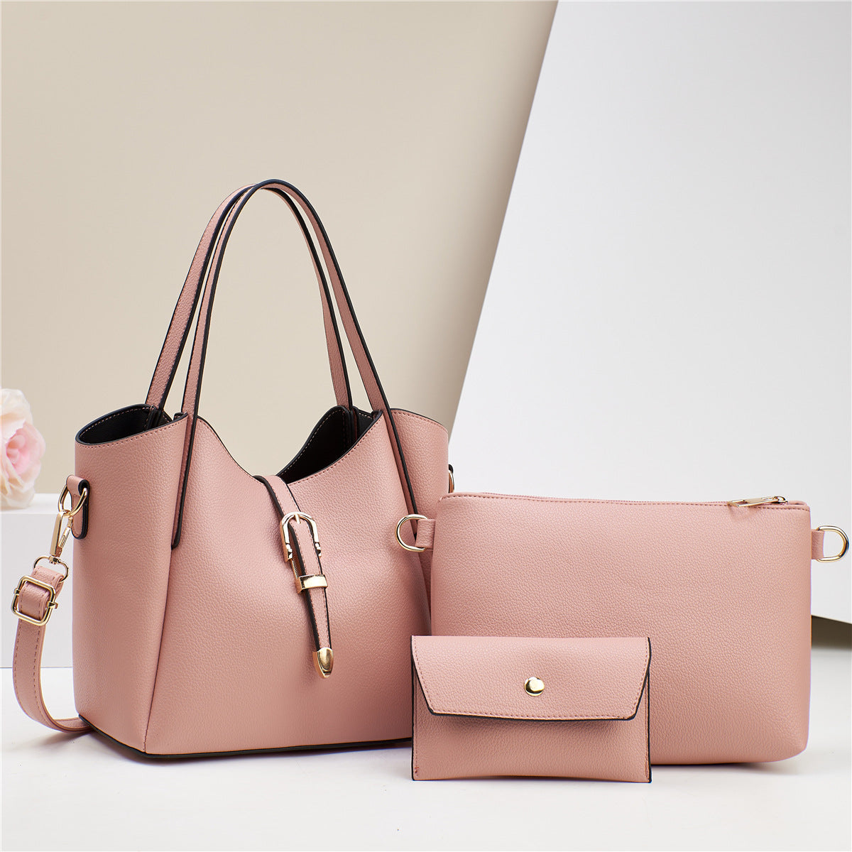 The Rania - Three-Piece Tote Set