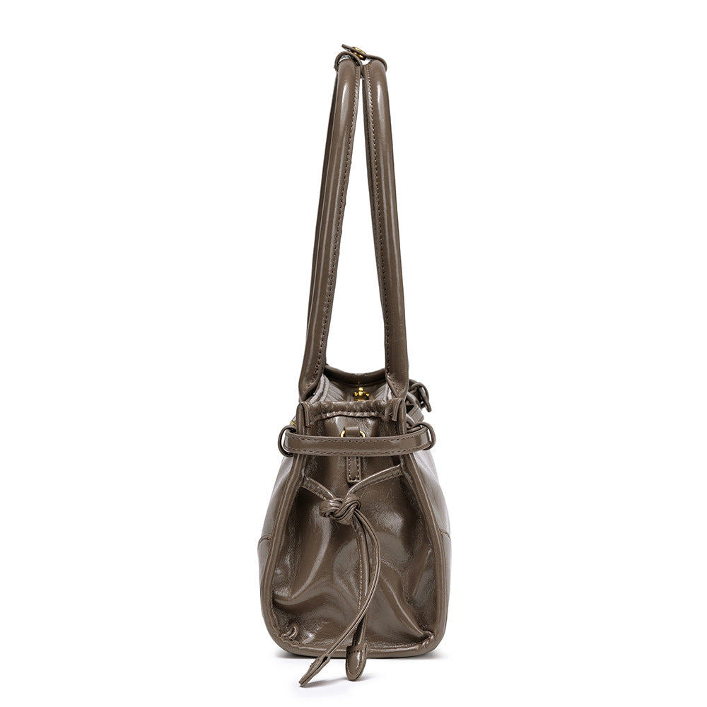 The Rima - Vintage Oil-Wax Leather Underarm Bag